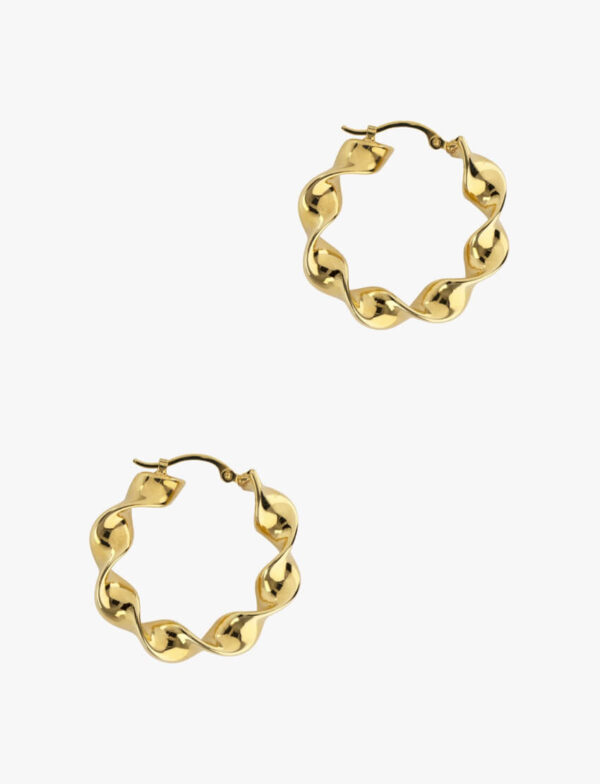 Twisted Hoop Earrings